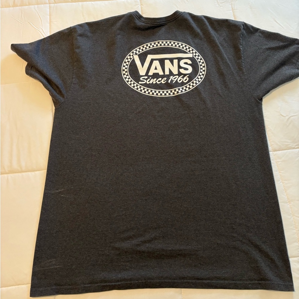 Vans Logo T-Shirt lot of 4  - 2 Black, 1 Charcoal, 1 White mens XXL - Picture 8 of 10